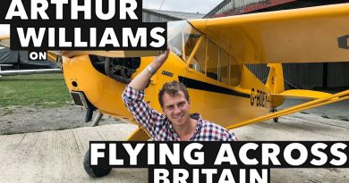 Arthur Williams on Flying Across Britain. Arthur Williams on Flying Across Britain.